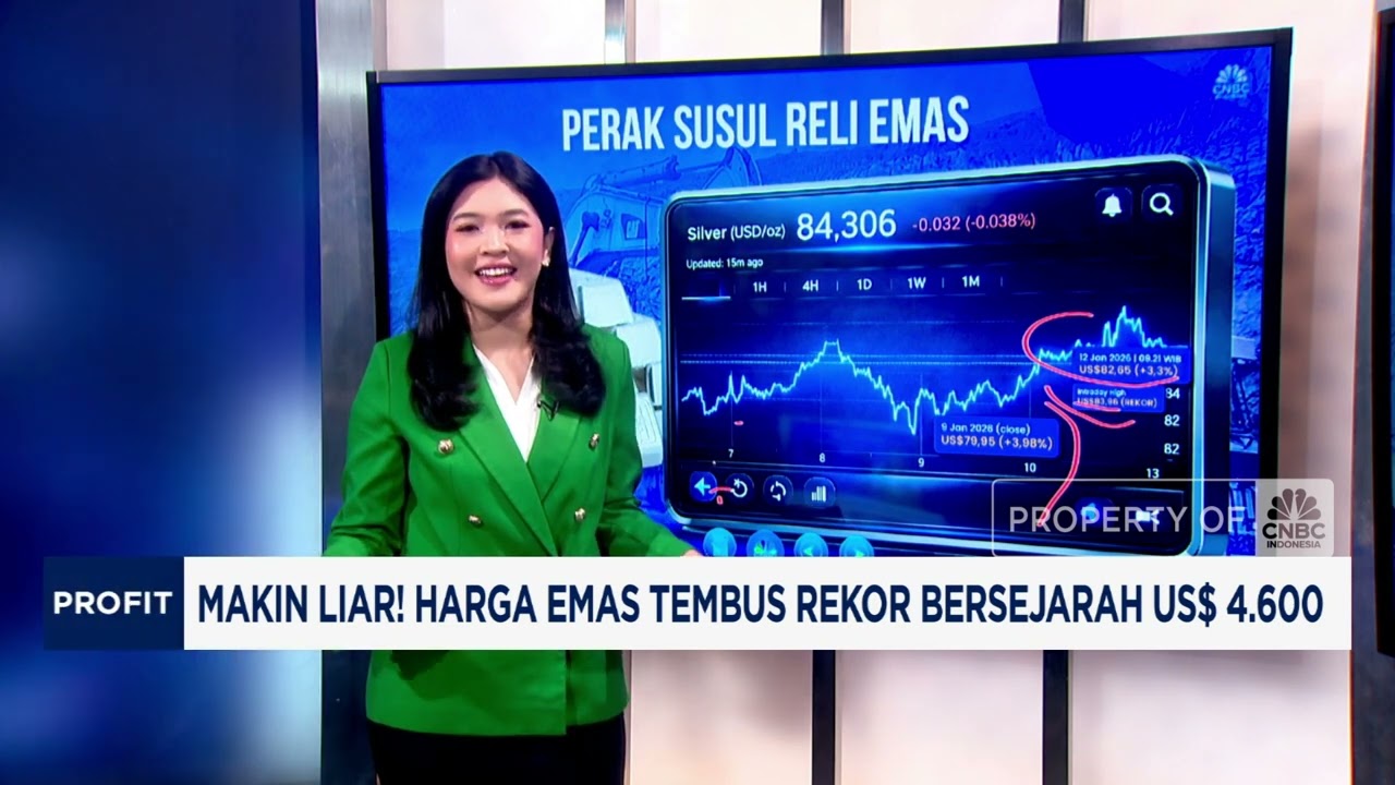 Makin Liar! Harga Emas Tembus Rekor Bersejarah USD 4.600