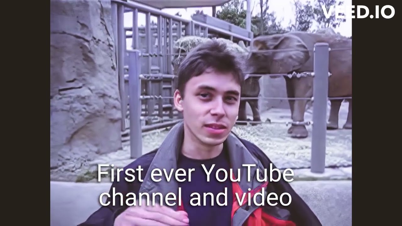 me at the zoo. YouTube first ever video 4k video Javed karim
