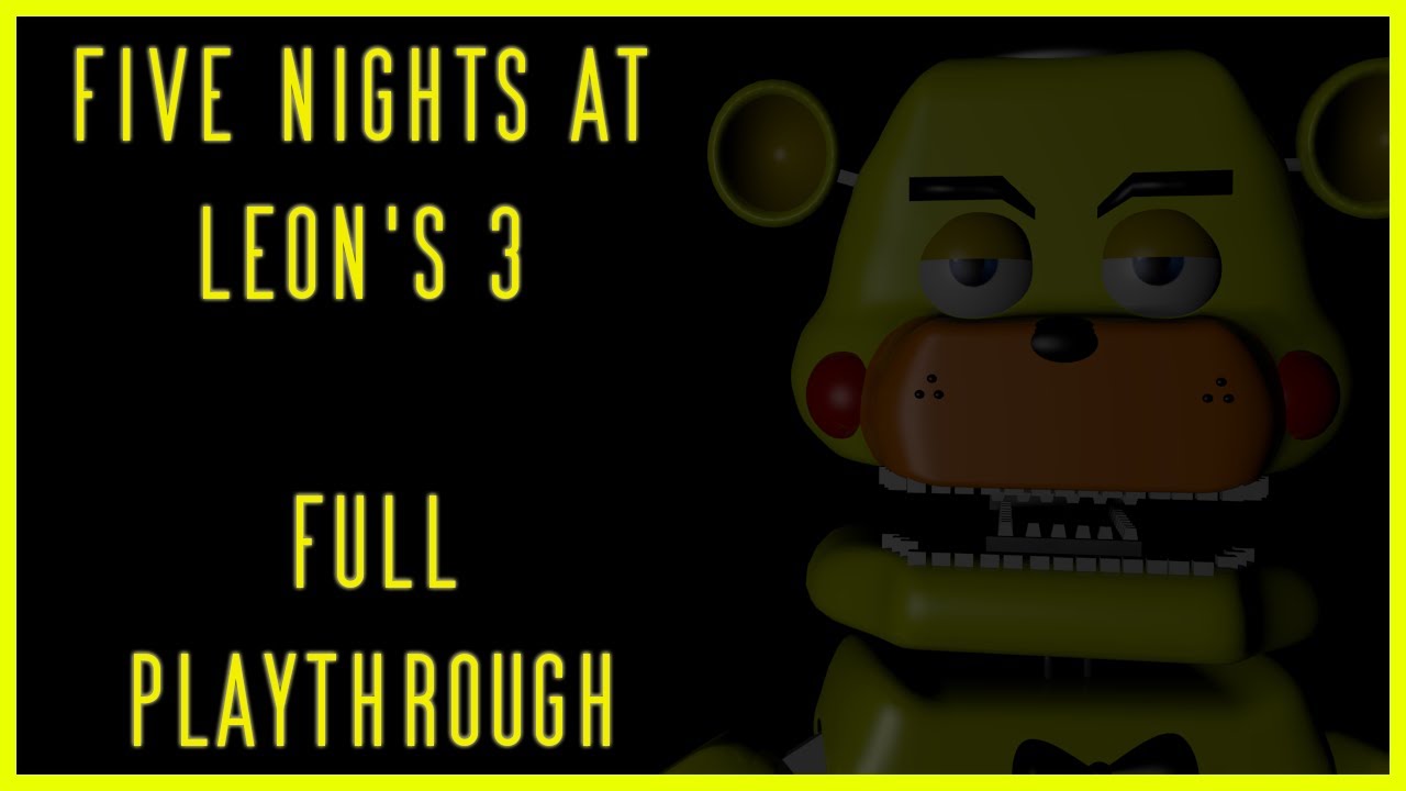 Five Nights at Leon's 3 | Night 1-6, Extras, 12/20 MODE & All Endings