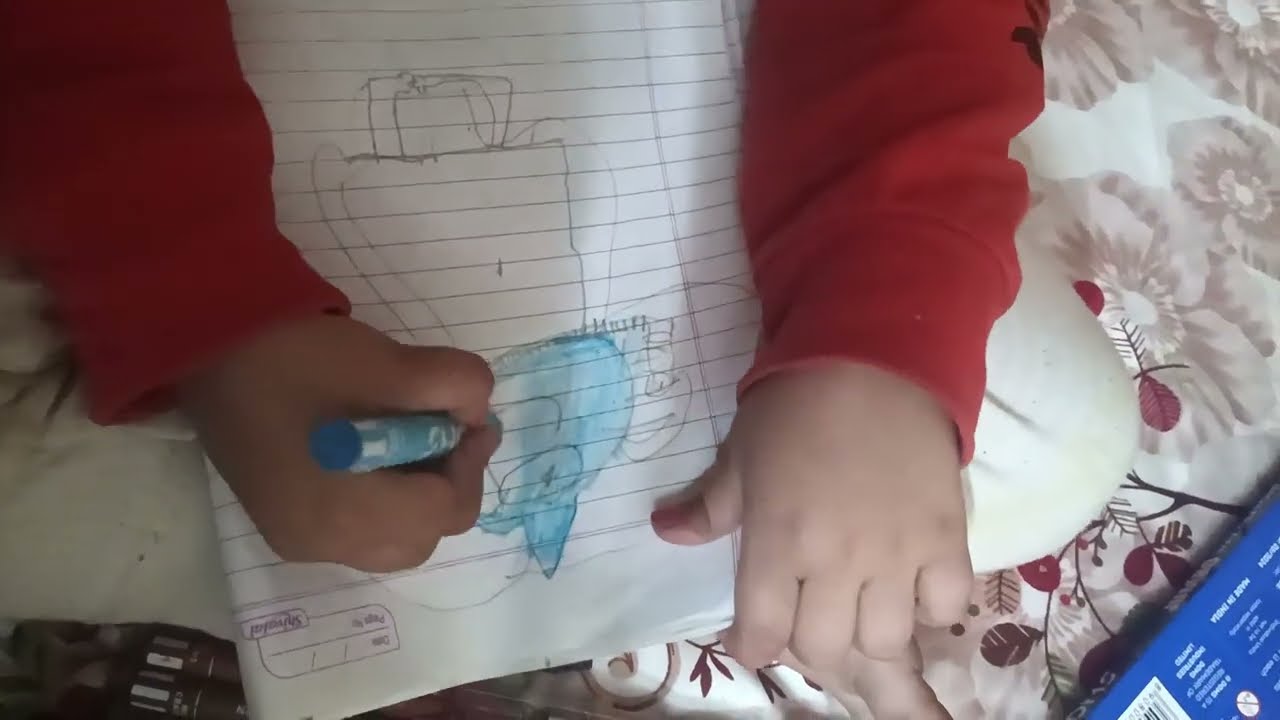 Baccho k masum jawab😆#kidsart#imagination#education