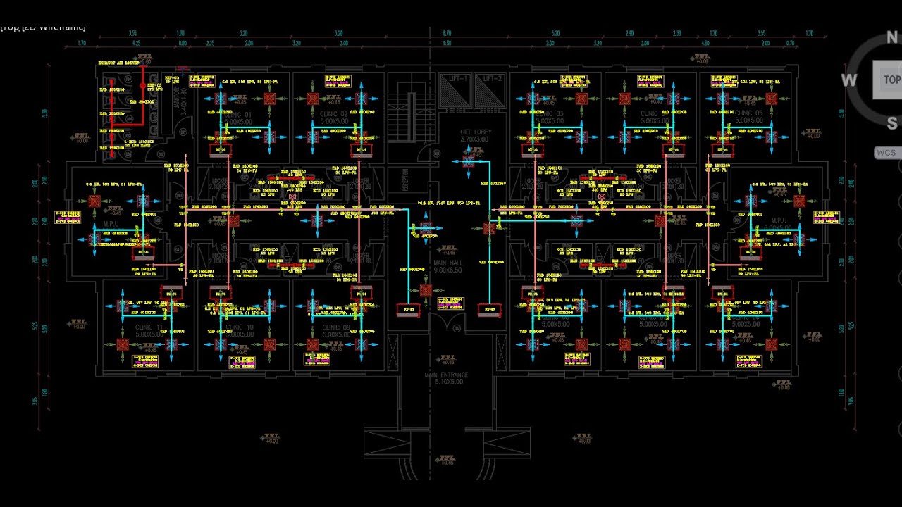 FULL HVAC SYSTEM DESIGN, DX SYSTEM - تصميم نظام تكييف وتهوية لمبني كامل