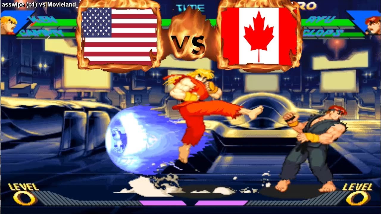 X-men vs Street Fighter - asswipe (USA) vs (CAN) Movieland_Master [Fightcade]   X-メンVSストリートファイター
