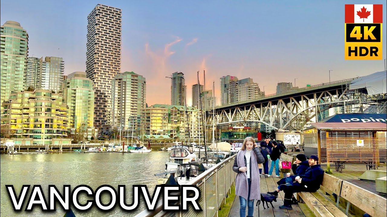 🌇🇨🇦 Downtown Vancouver BC, Canada. Feb, 2026 Relaxing Walking Tour  [4K HDR]