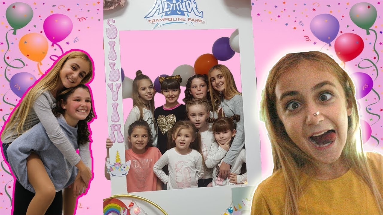 ¡¡El mejor CUMPLEAÑOS de mi VIDA!! 🎂 Fiesta en un PARQUE de CAMAS ELÁSTICAS con amigos YOUTUBERS