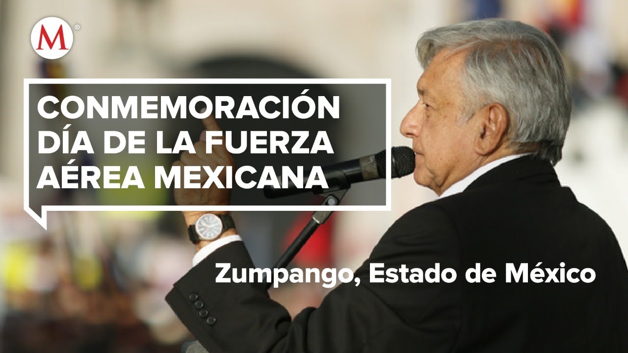 AMLO conmemora el Día de la Fuerza Aérea Mexicana en Santa Lucía