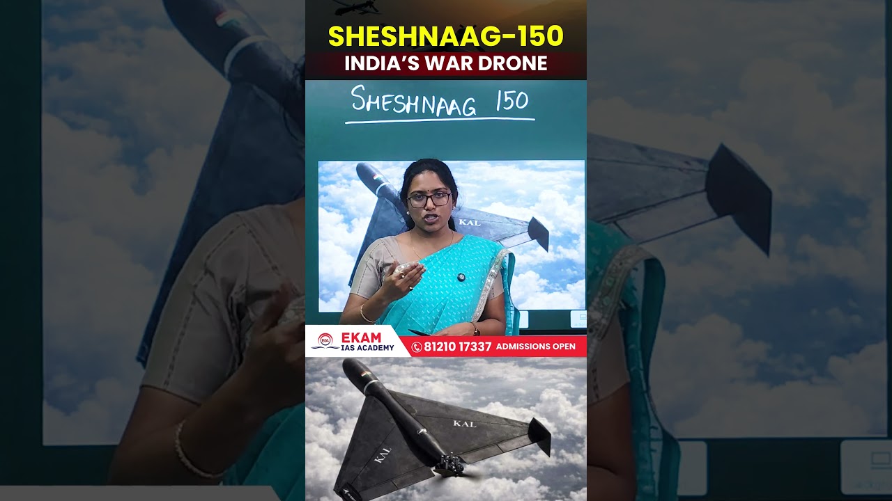 Sheshnag-150 Explained | India&rsquo;s New Swarm Attack Drone | UPSC Current Affairs 2026