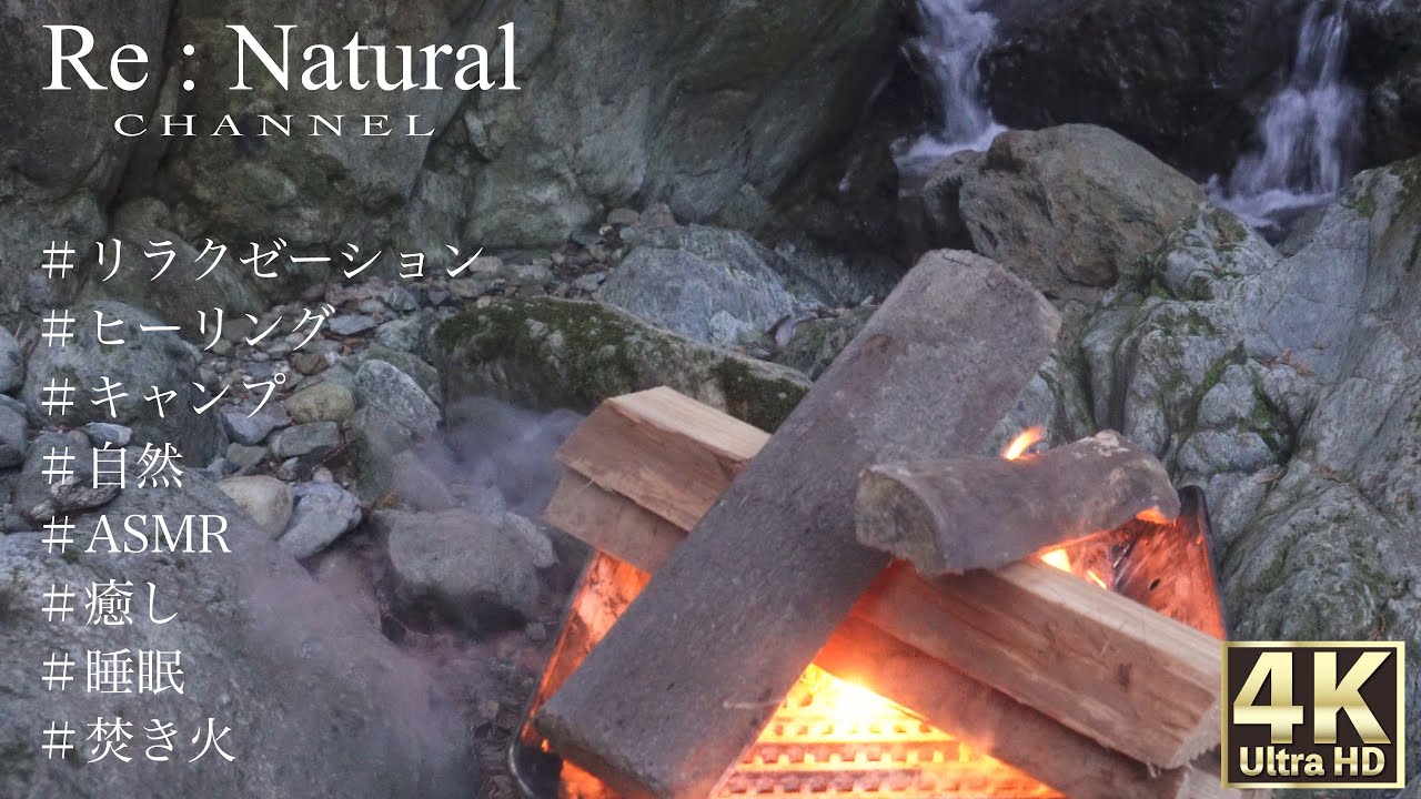 【自然BGM】 ｜焚き火｜90分動画｜healing