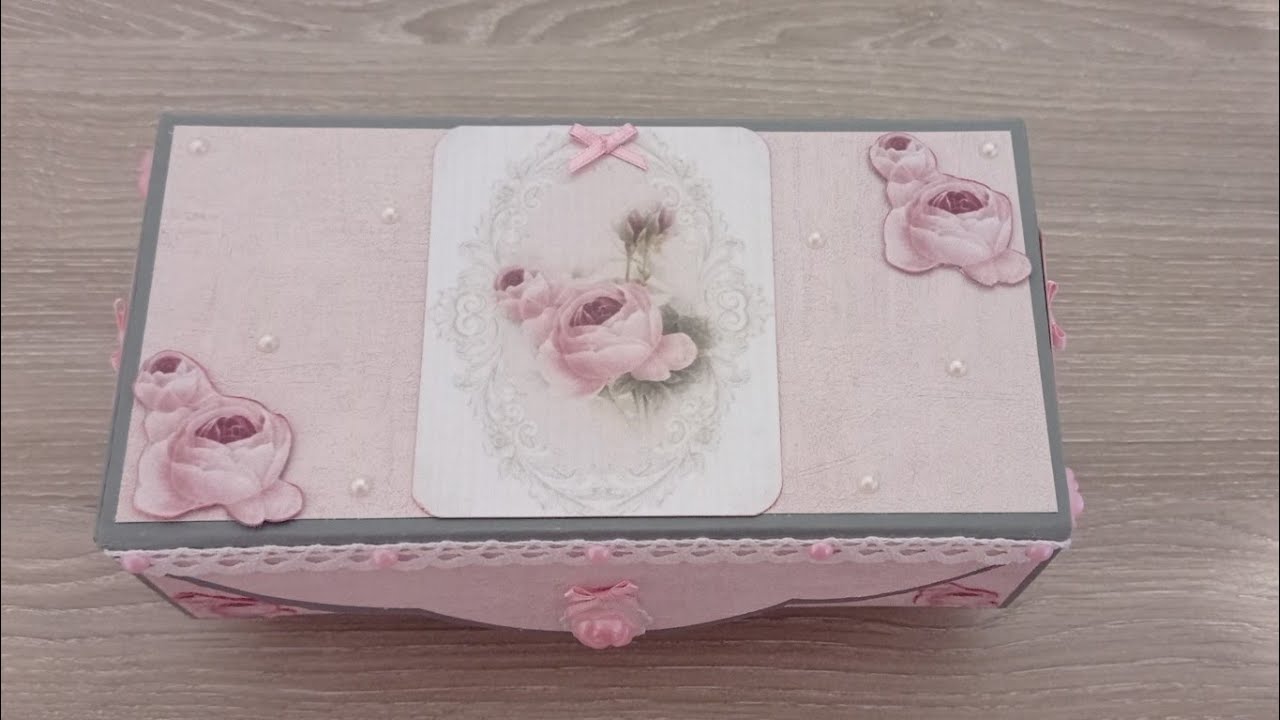 tuto d'une jolie boîte . #scrapbooking#loisisirscreatifs#tuto#