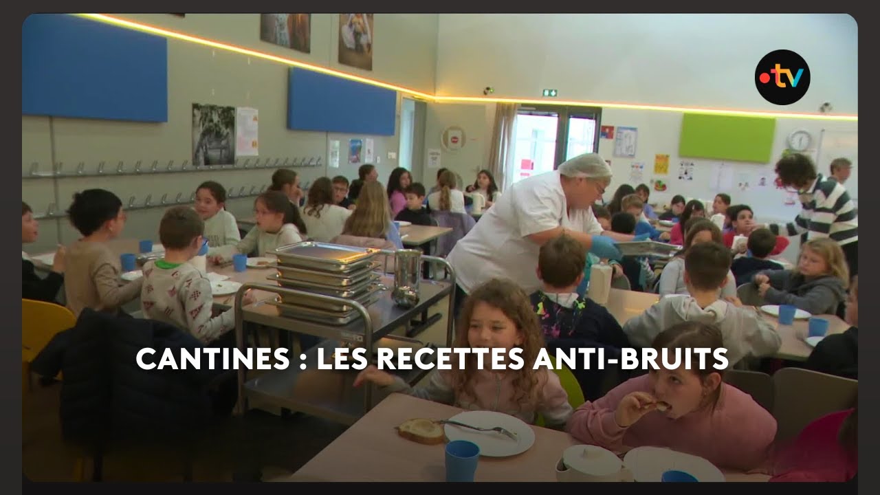 Am&eacute;nagements pour r&eacute;duire le bruit dans la cantine scolaire