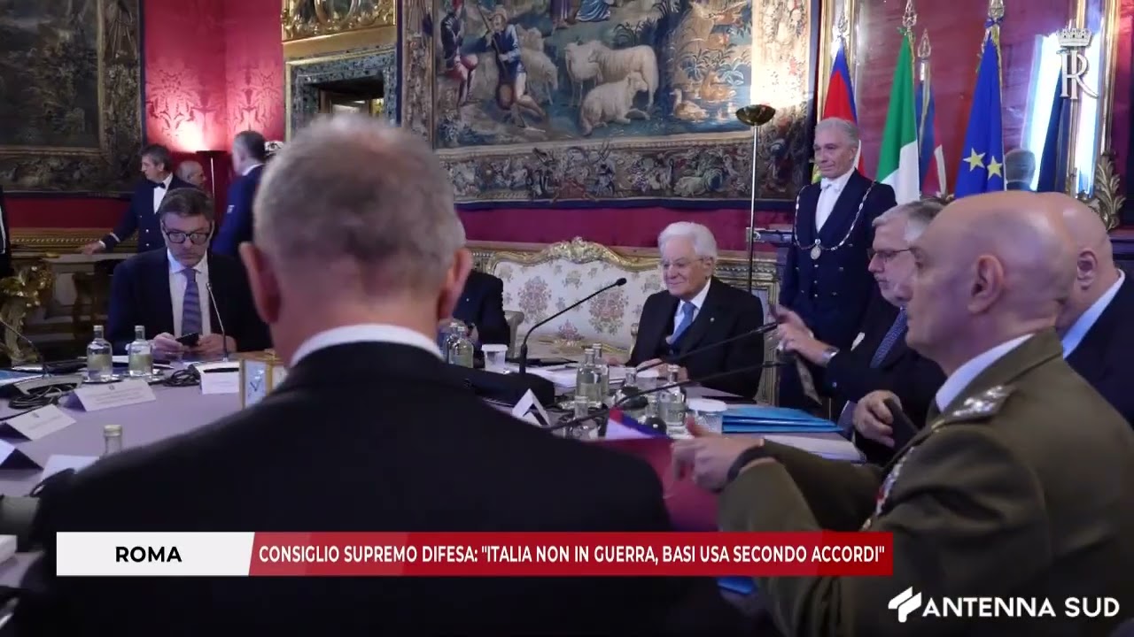 13 MARZO 2026 - ROMA CONSIGLIO SUPREMO DIFESA: 