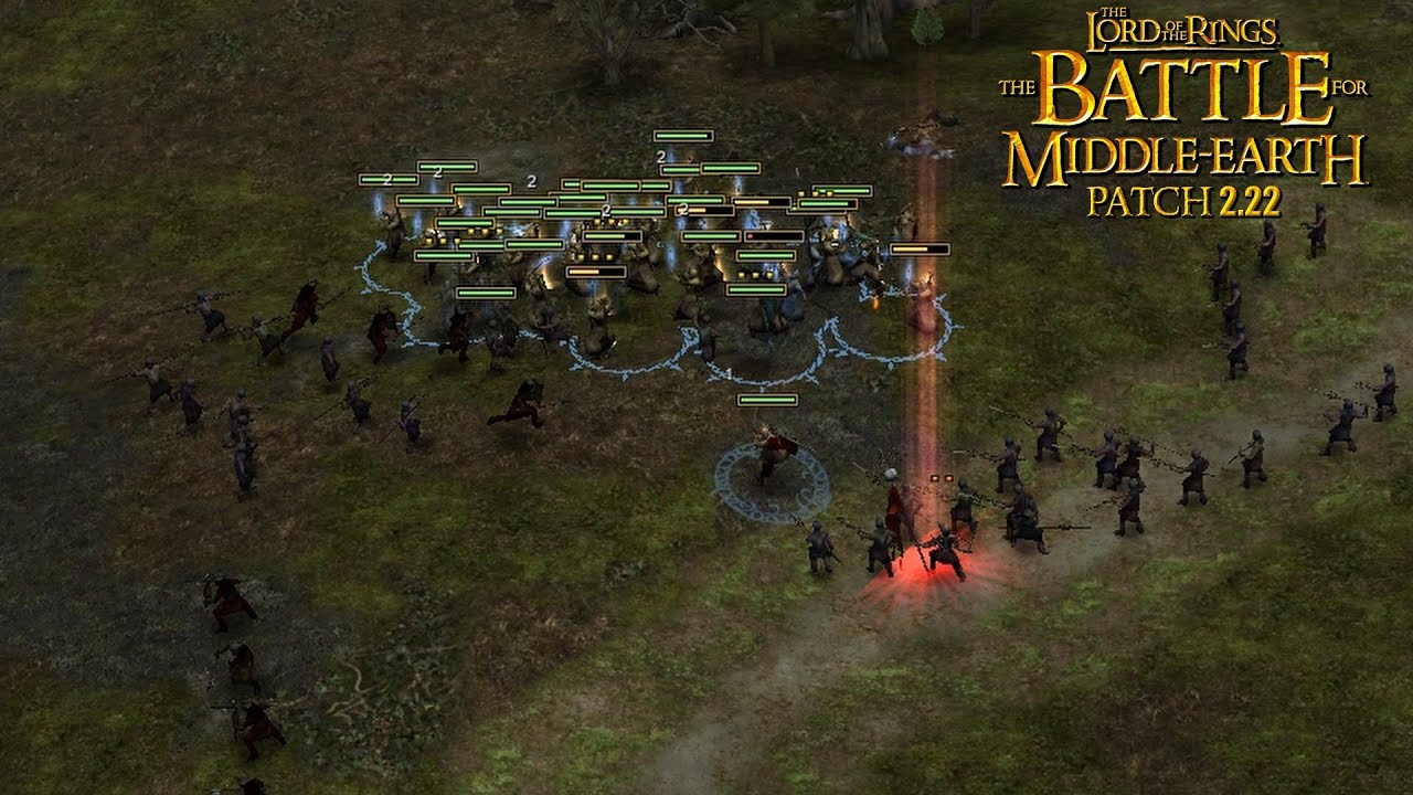 BFME PATCH 2.22 | Battle for Middle Earth | MIRKWOOD Gameplay