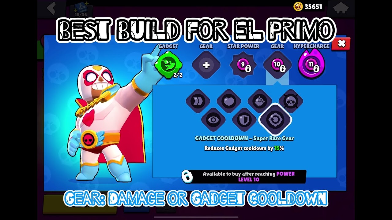 Best Build for YOUR Brawlstars Account for El Primo in current meta! @BrawlStars @SnakeThug7 #brawl