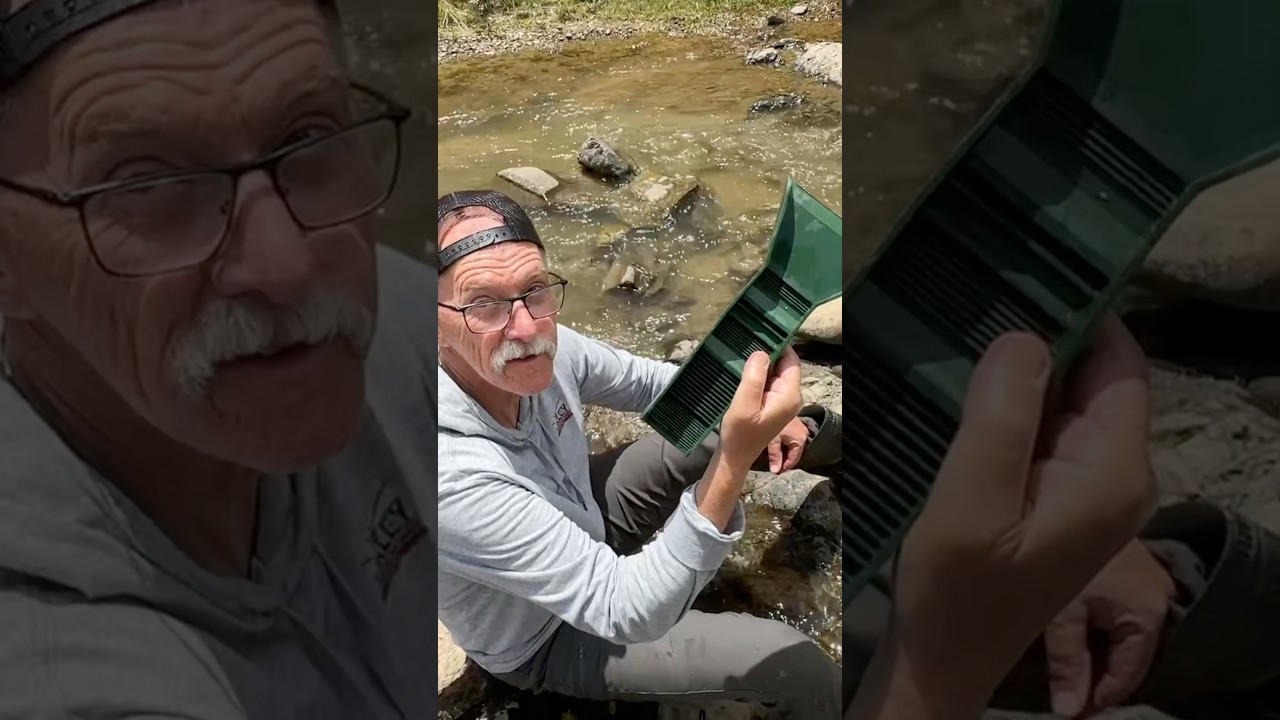 Size DOESN&rsquo;T matter! The smallest river sluice catching the BIGGEST gold #familyadventures #gold