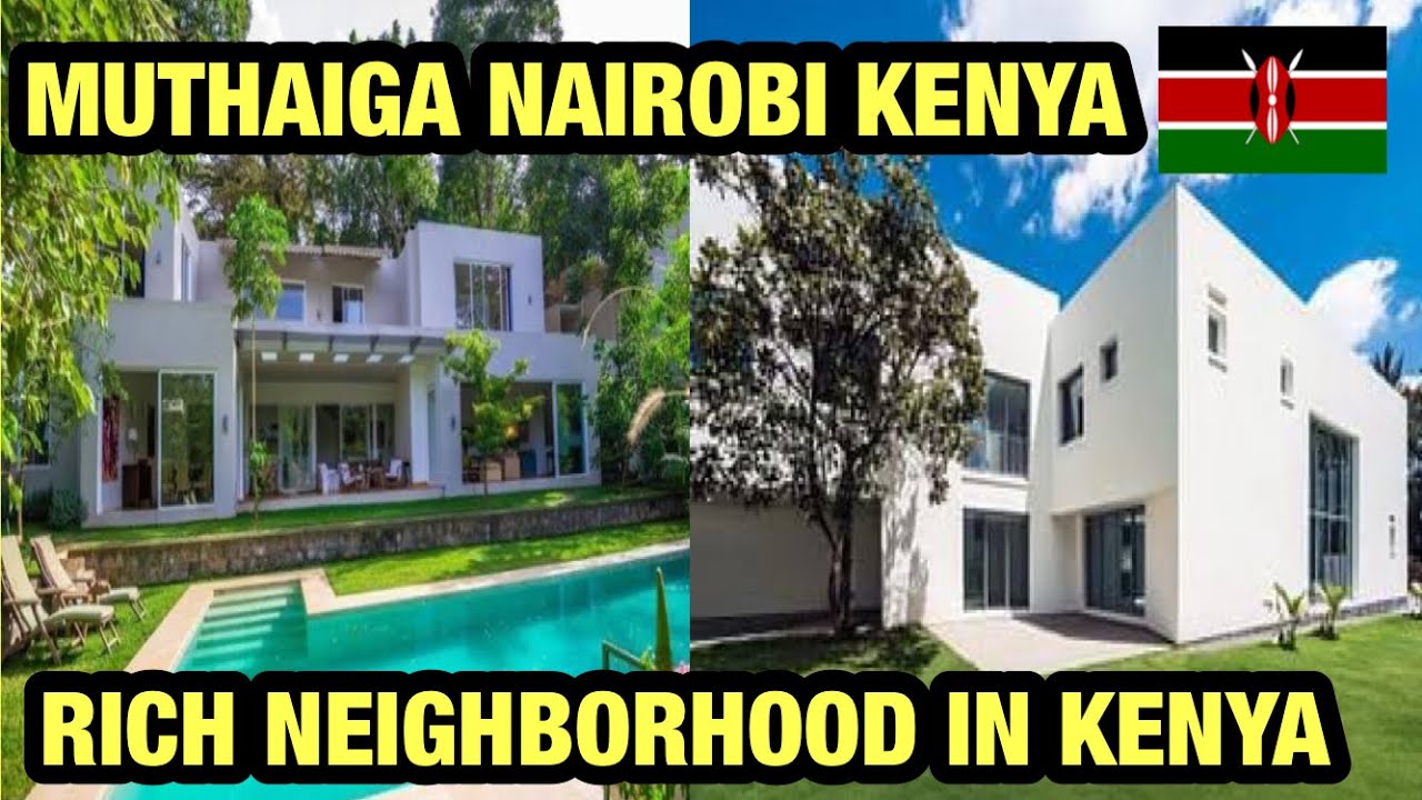 See What I Found Inside MUTHAIGA Rich Neighborhood In Nairobi Kenya 🇰🇪