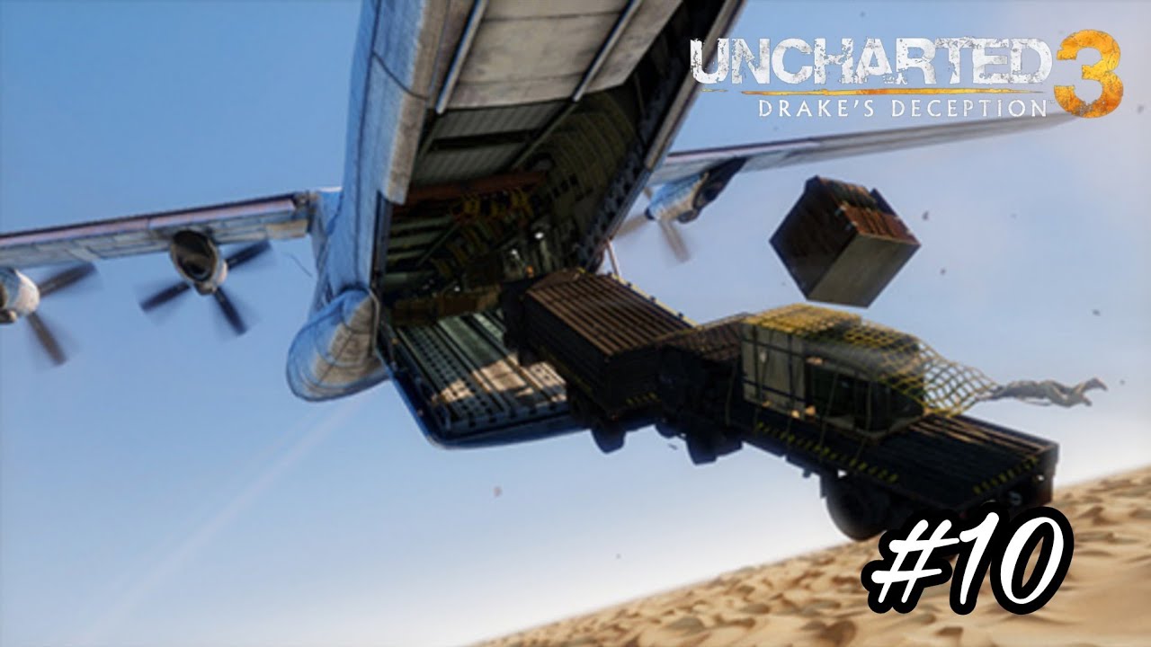 PÁD LETADLA !! | Uncharted 3 : Drake's Deception #10 #czletsplay #ps5 #uncharted3drakesdeception 