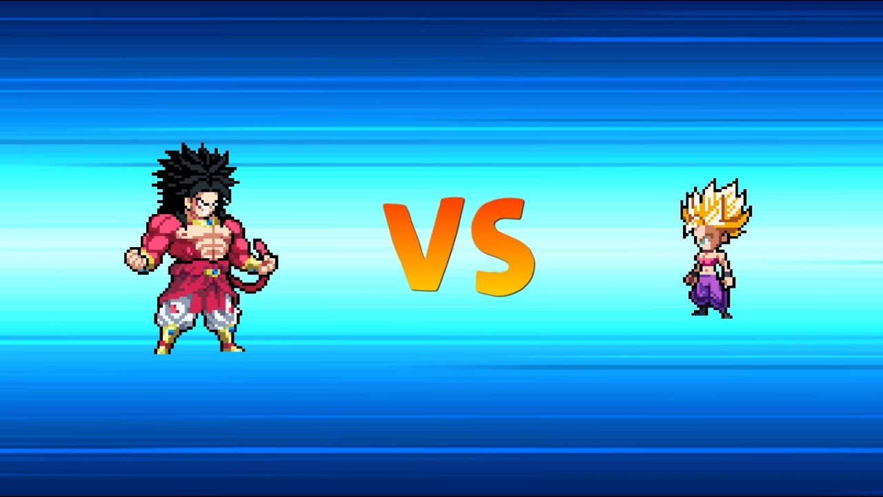 POWER WARRIORS SUPER SAIYAN 4 BROLY VS SUPER SAIYAN 2 CAULIFLA GAMEPLAY VIDEO #POWERWARRIORS