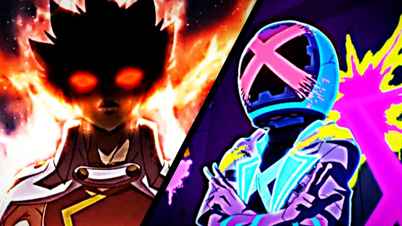 Ryuga VS Kamen X (Beyblade Metal Fury/Beyblade X)