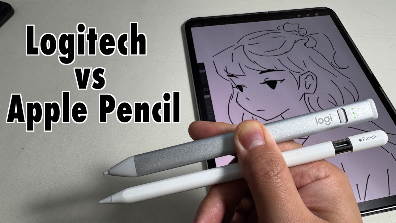 USB C Apple Pencil VS Logitech Crayon | Artist Review