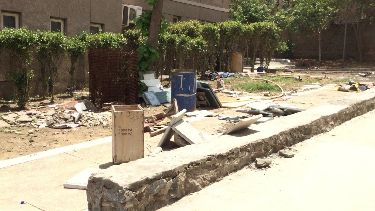 Academic Building to Hostel - A long walk - Summer Internship at IIIT Delhi