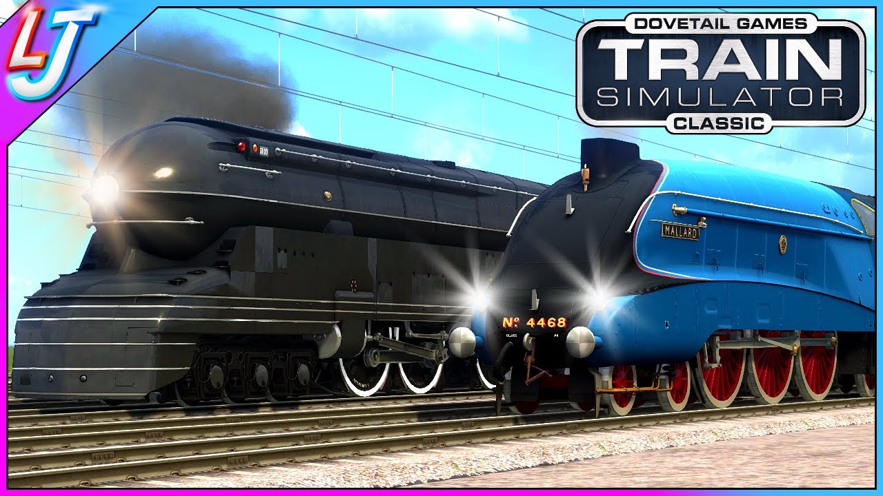 Train Simulator - PRR S1 против A4 Mallard (ГОНКА!)