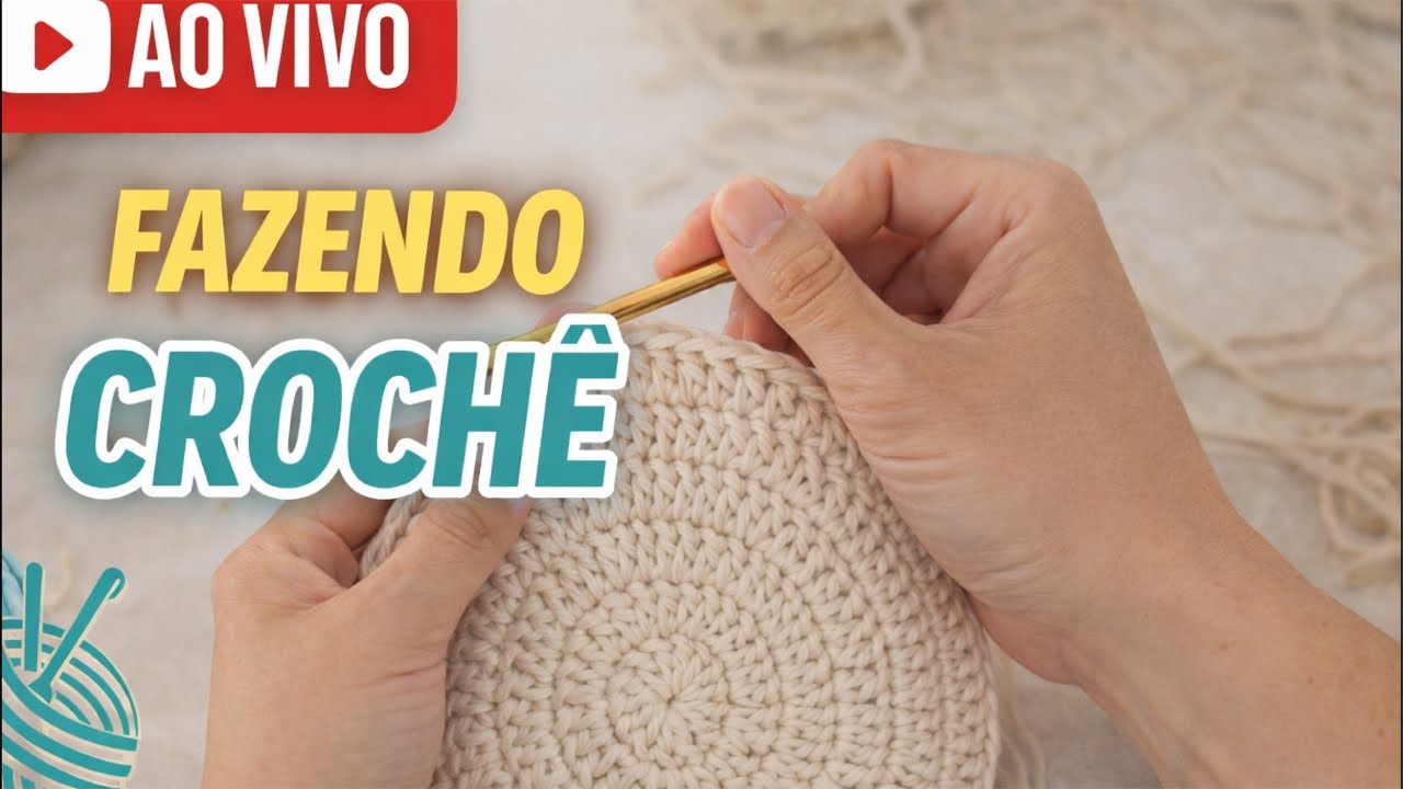 Andresa artes em crochê  está ao vivo!