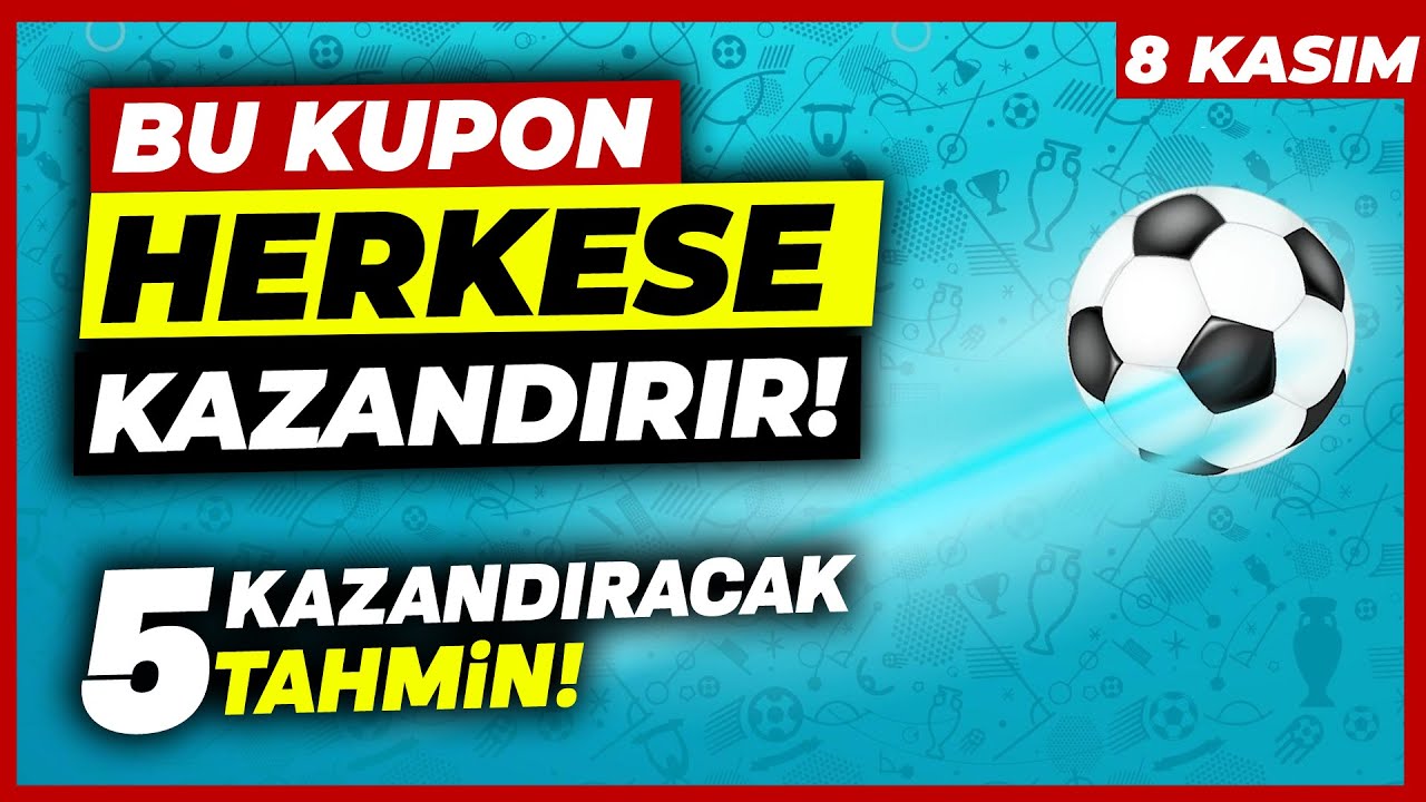 OYNA ve KAZAN !! | 9 Kasım Pazar 2025 Banko İddaa Tahminleri - Kupon Ma&ccedil;ları