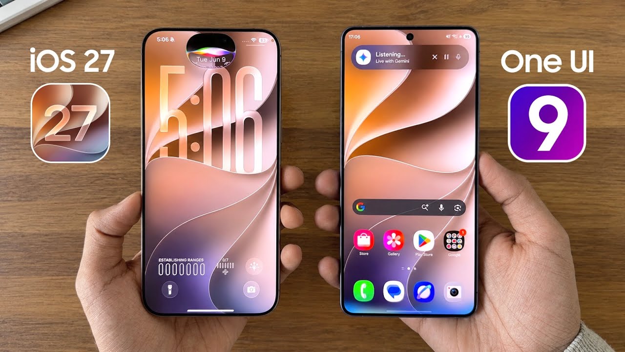 iOS 27 vs Samsung OneUI 9.0 - COMPARISON