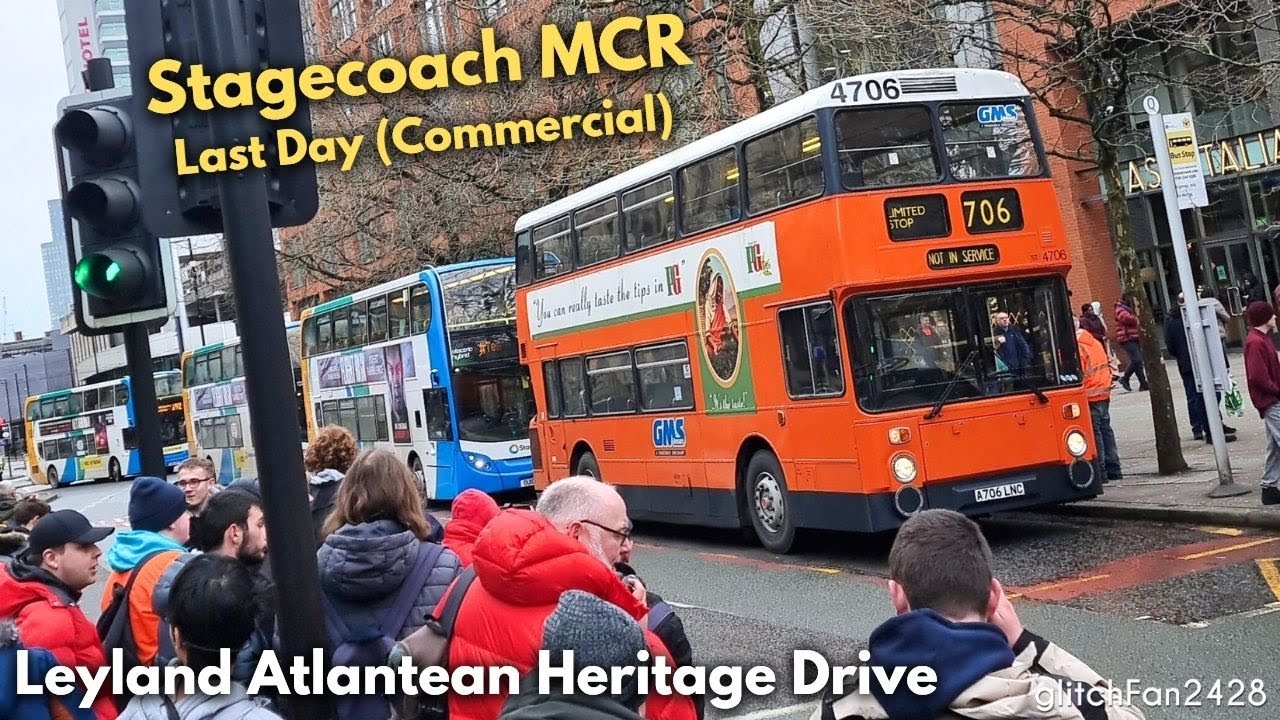 GMS Leyland Atlantean Commemorates Stagecoach Manchester's Last Day