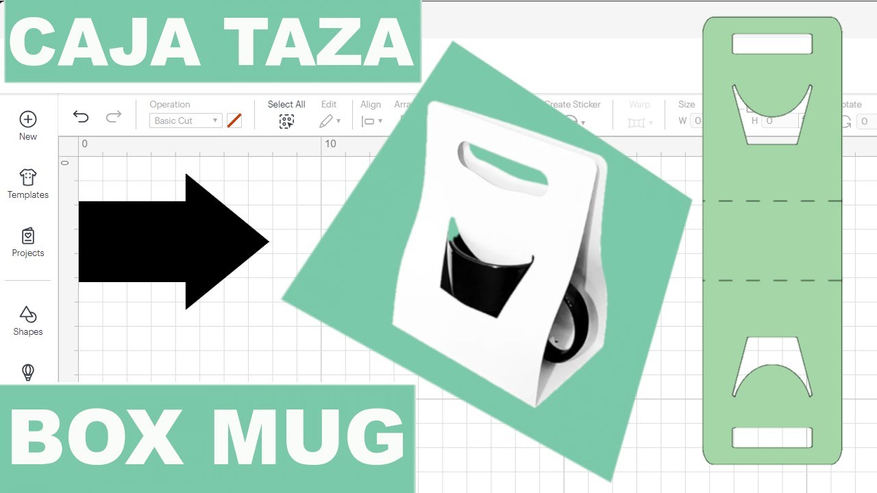 BOX-MUG / CAJA TAZON CON CRICUT #CricutTutorials #cricut #cricutmade #cricutcrafts #sublimation