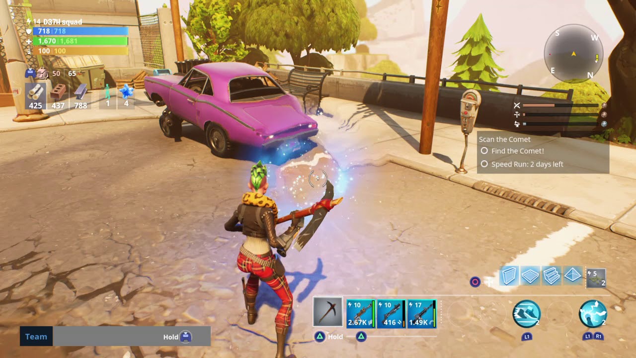 Fortnite- Save the world scan the comet