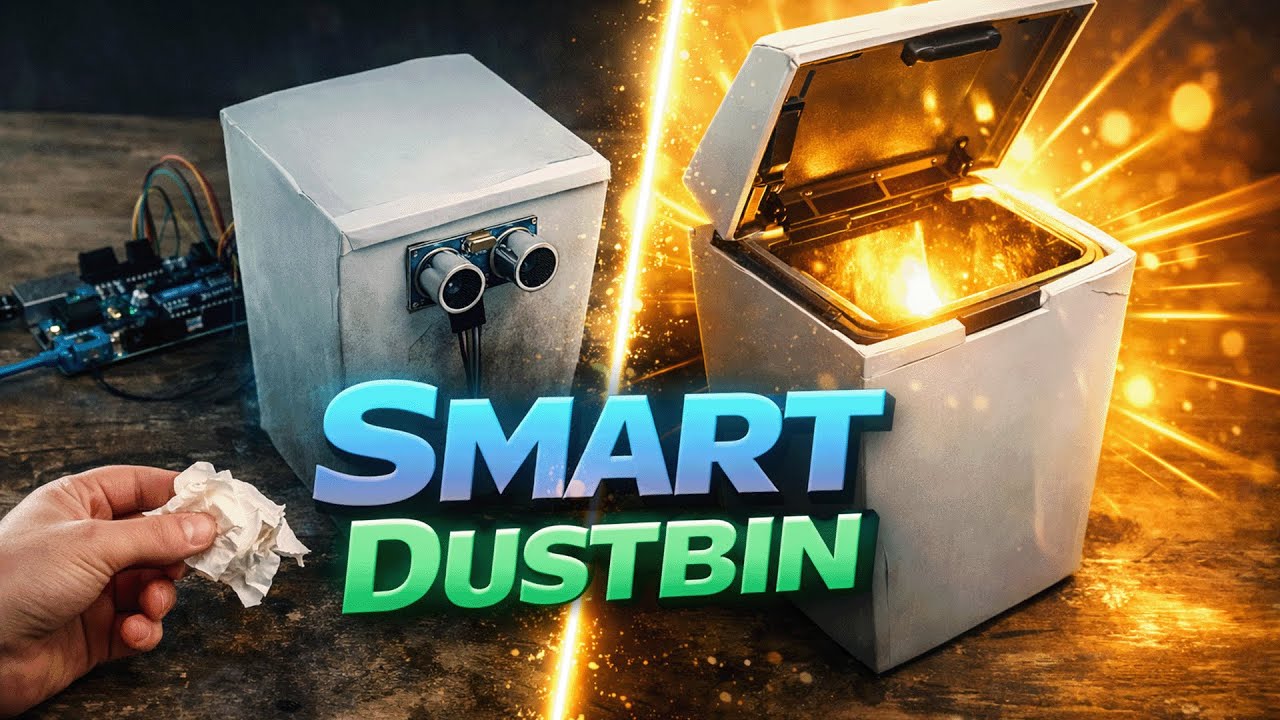 I Built a Dustbin That Thinks! 🤯 (Arduino Project)