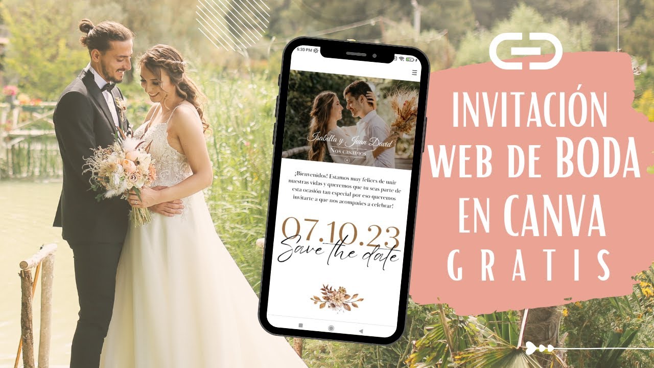 Como hacer una INVITACIÓN de BODA digital con CANVA gratis