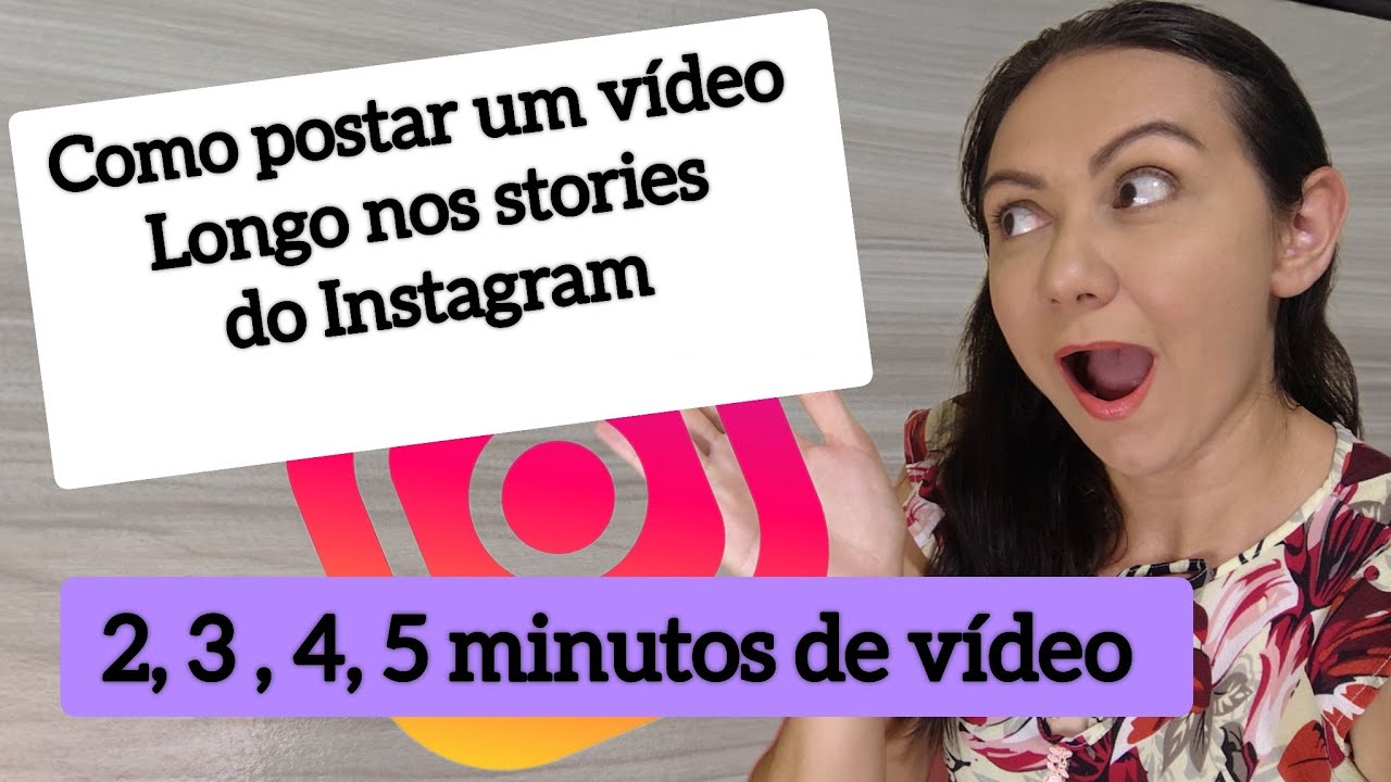 Como postar um vídeo completo nos stories do Instagram. 2, 3, 4, 5 minutos de vídeo.....