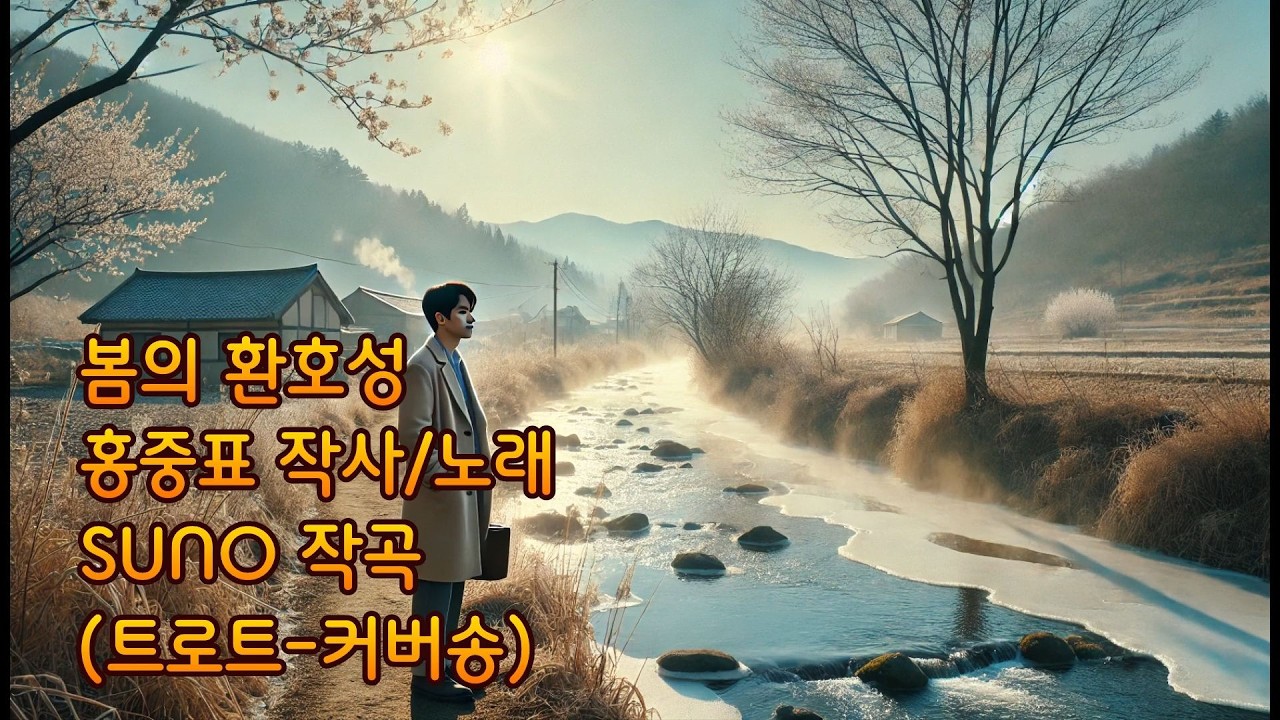 봄의 환호성 - 홍중표 작사 노래/ SUNO 작곡 (트로트 - 커버송)