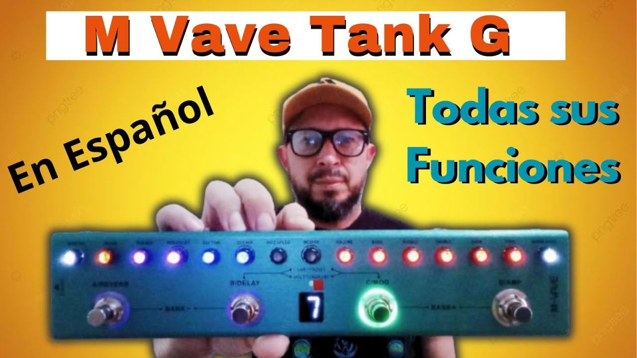 M-Vave Tank G: EN ESPAÑOL. Todas sus funciones y prueba de preset de fábrica (REVIEW)