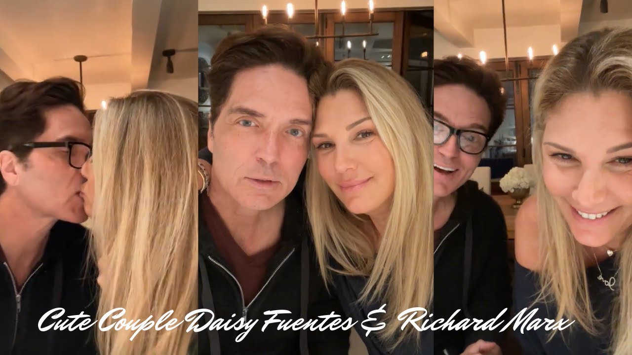 One Of The Most Cute Couple Daisy Fuentes & Richard Marx Goes Live