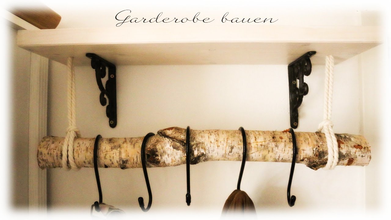 Garderobe selber bauen * DIY * Building a Coat Rack