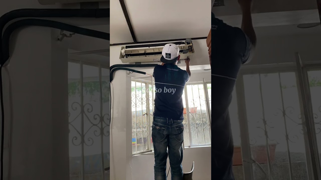 how to install panasonic split type 2.5hp