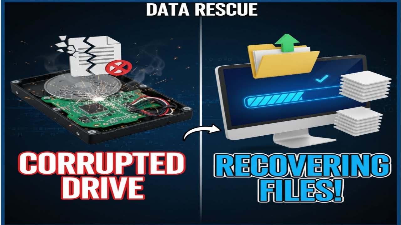 How to Recover Files from a Corrupted External Drive