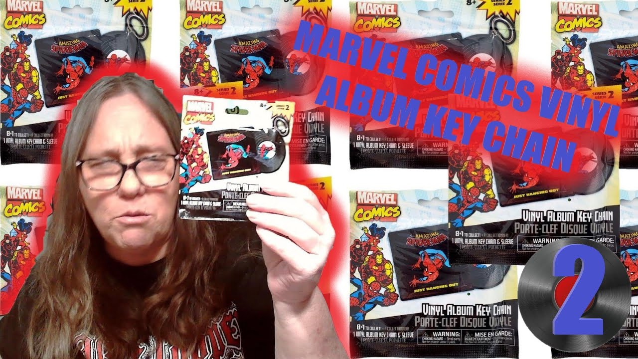 MAMA J rips OPEN a Marvel Comic Vinyl Album Key Chain (Spiderman, Green Goblin, Venom etc) PART  2