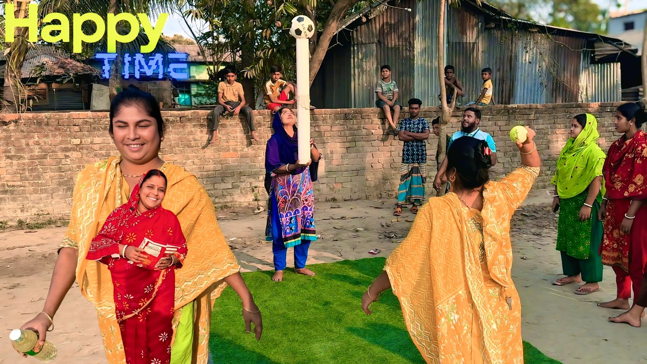 Traditional Bangla Epic Village Game | Football Hit & Win Challenge