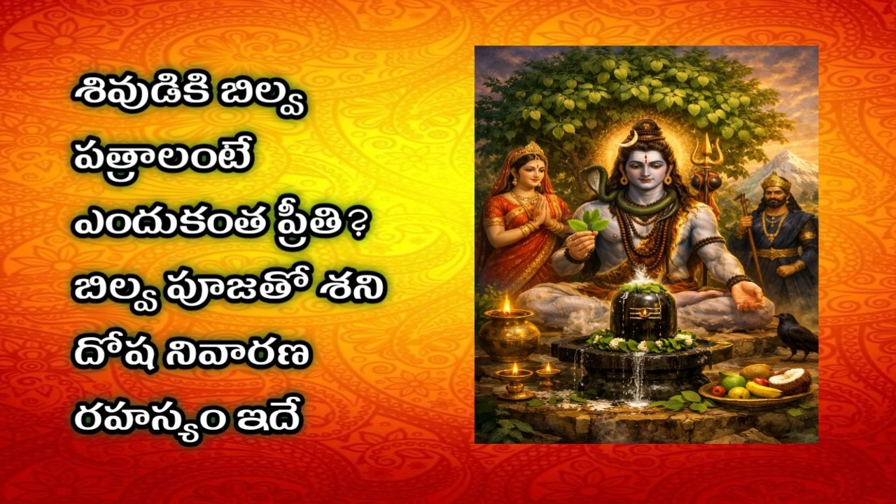 శివుడికి బిల్వ పత్రాలంటే ఎందుకంత ప్రీతి? బిల్వ పూజతో శని దోష నివారణ రహస్యం ఇదే