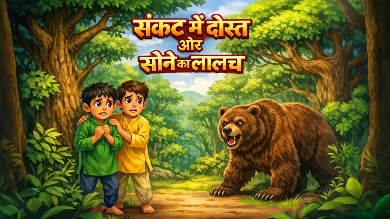 सच्चा दोस्त कौन? और लालच का अंजाम | 2 प्रेरणादायक हिंदी कहानियाँ