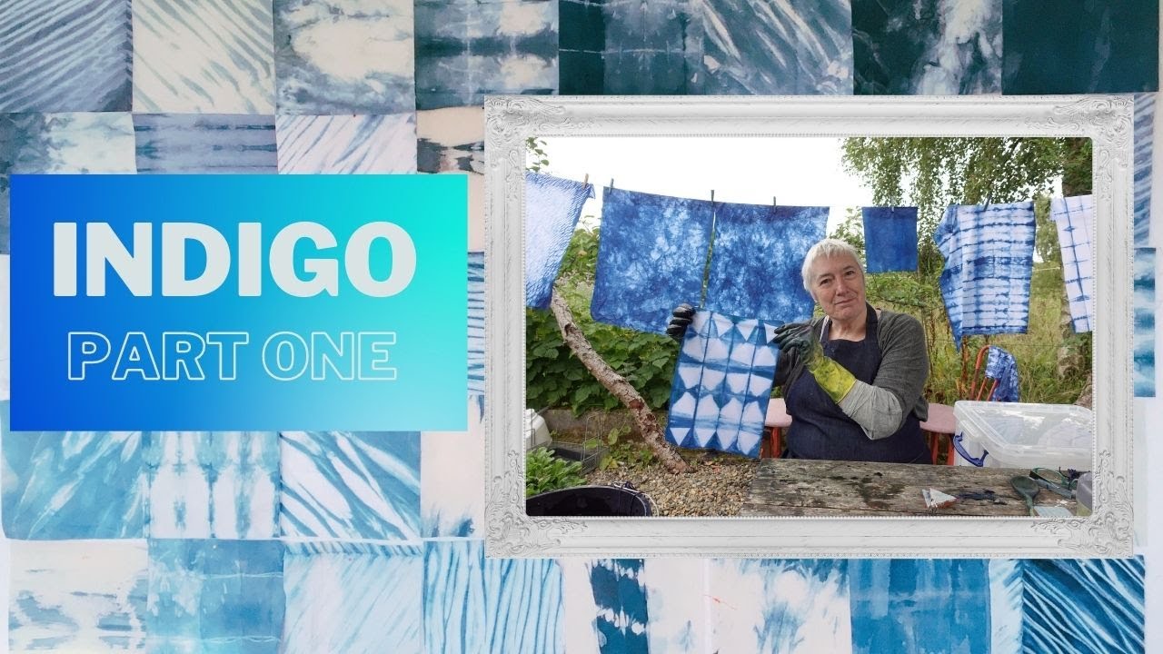 My INDIGO dye experiments last summer result in many new craft projects! At least 4!
