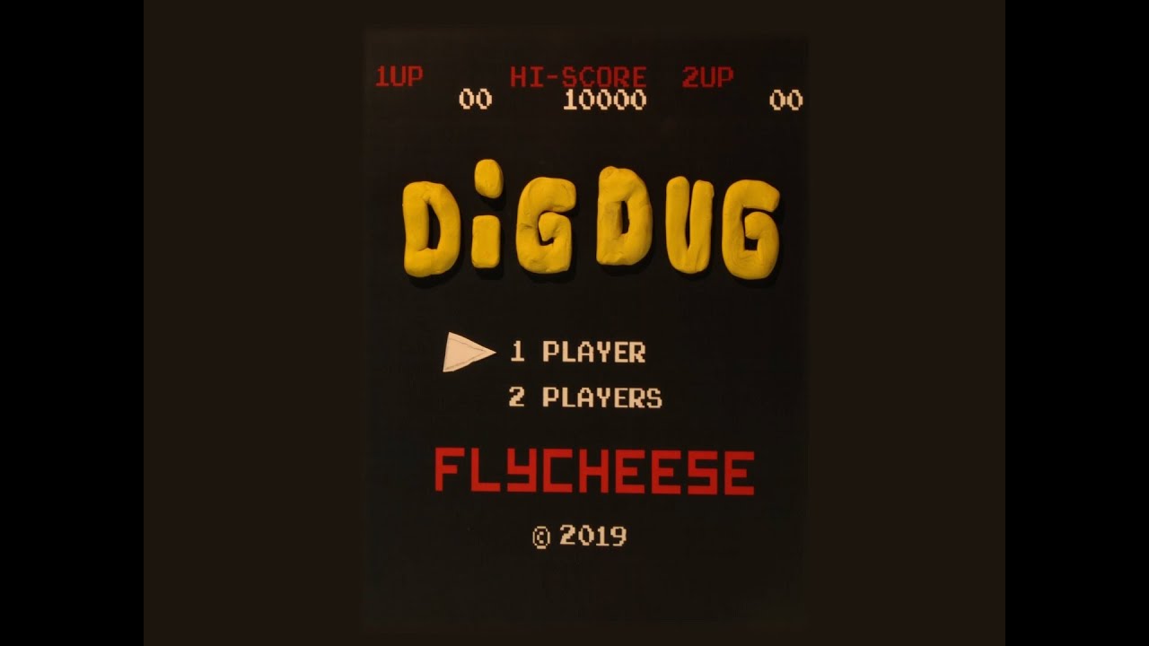 Dig Dug Stop Motion Animation By Simon Green