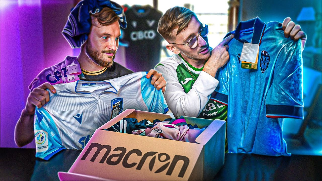 UNBOXING mystère de maillots Macron ! (Il y a des bangers!!)
