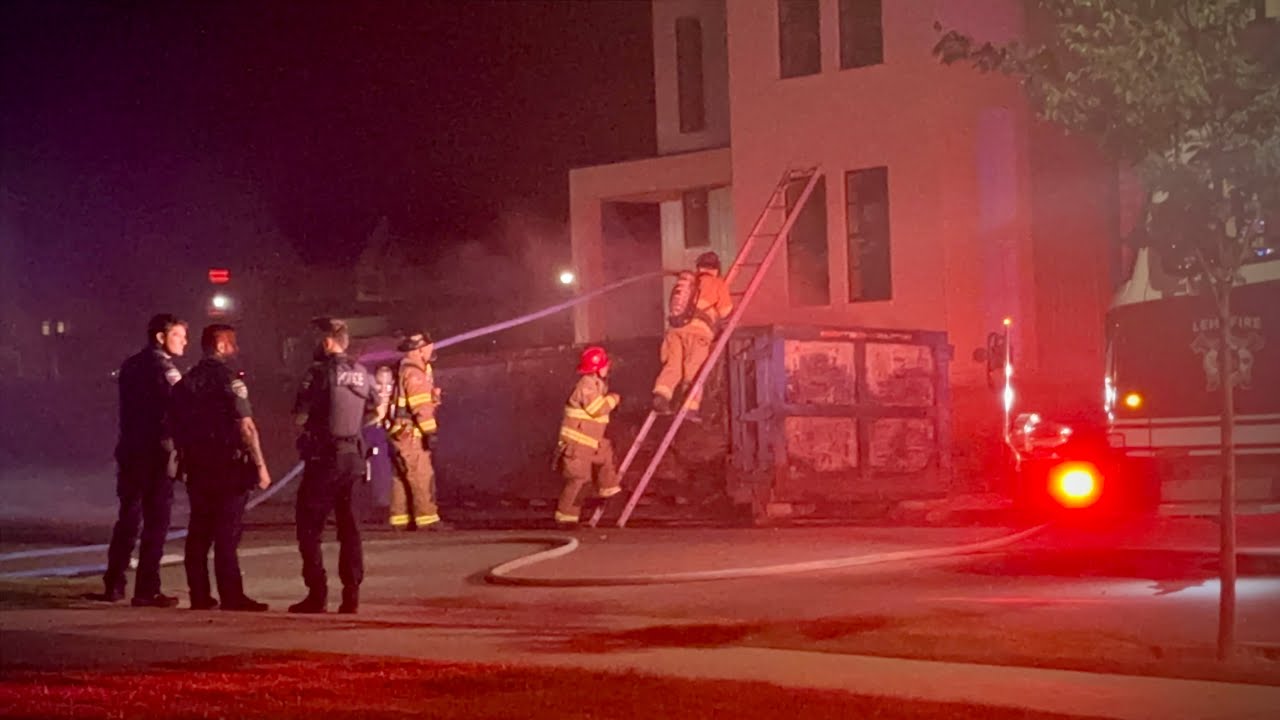 PRE ARRIVAL - Dumpster Fire - *EXPLOSIONS* Lehi Fire Department Responds to Dumpster Fire 07/24/24