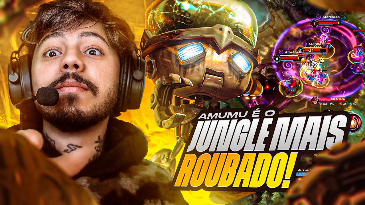 AMUMU O JUNGLE MAIS ROUBADO DO JOGO! WILD RIFT