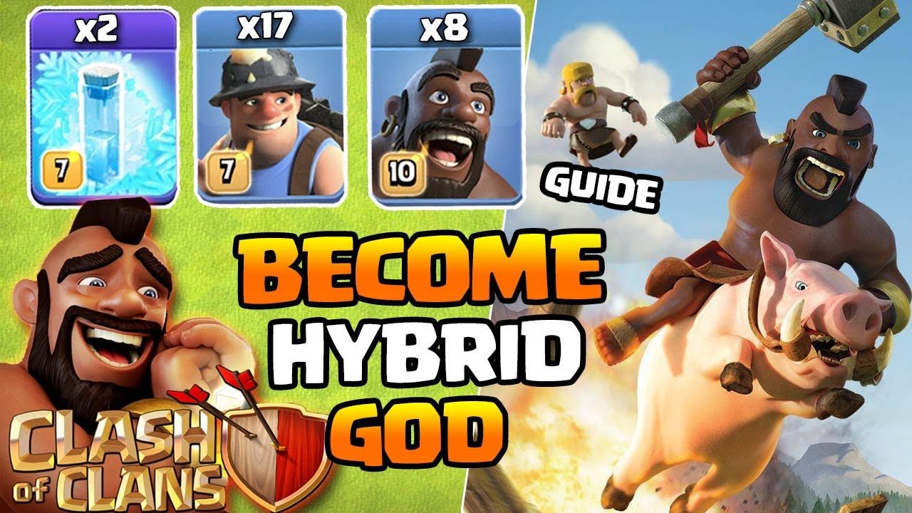 How to QC Hybrid Like a Pro #1 | #clashofclans