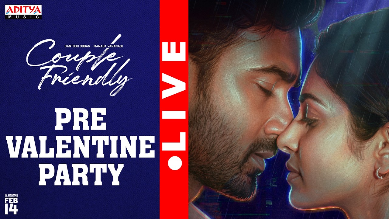 Couple Friendly Pre Valentine Party LIVE | Santosh Soban | Manasa Varanasi | Ashwin Chandrasekar